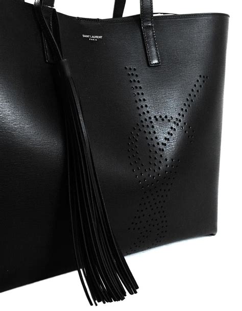 ysl perforated tote bag|ysl free tote bag.